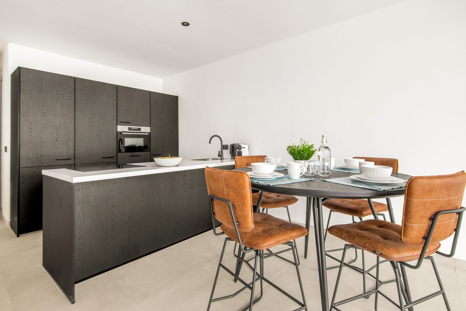 Open keuken met luxe afwerking